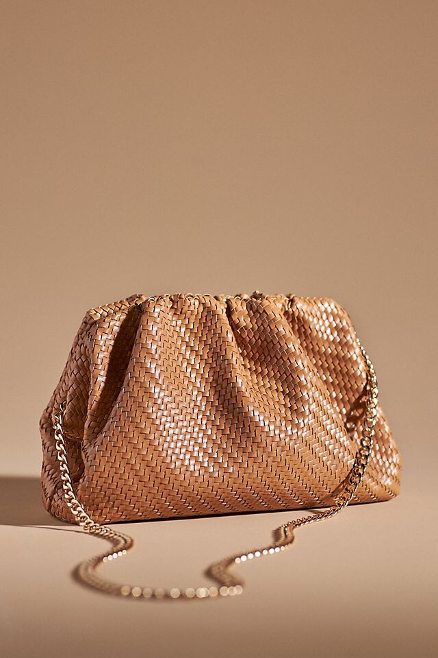 

Клатч Frankie Clutch Anthropologie, коричневый