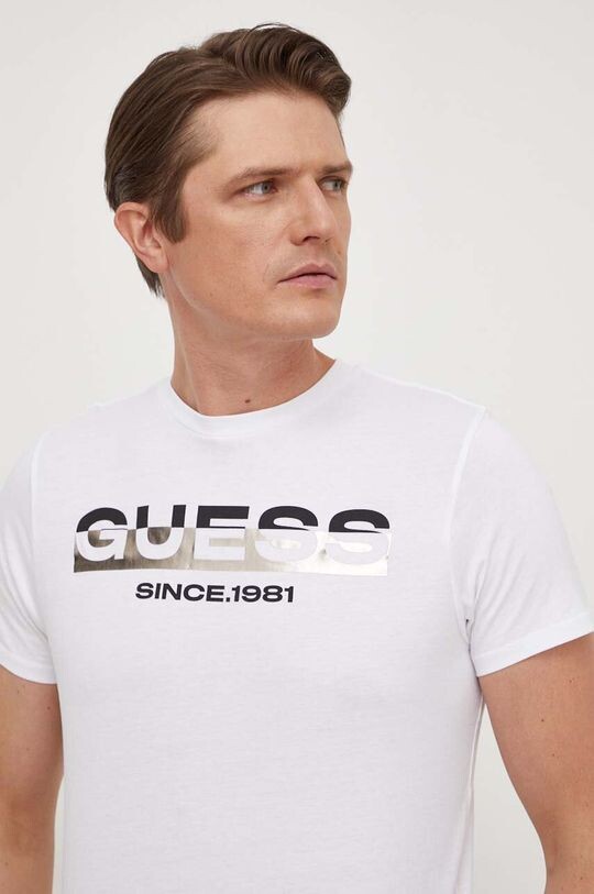 

Футболка из хлопка Guess, белый