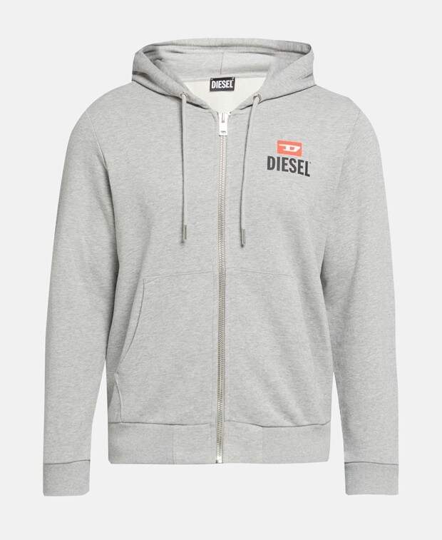 

Толстовка с капюшоном Diesel, серый