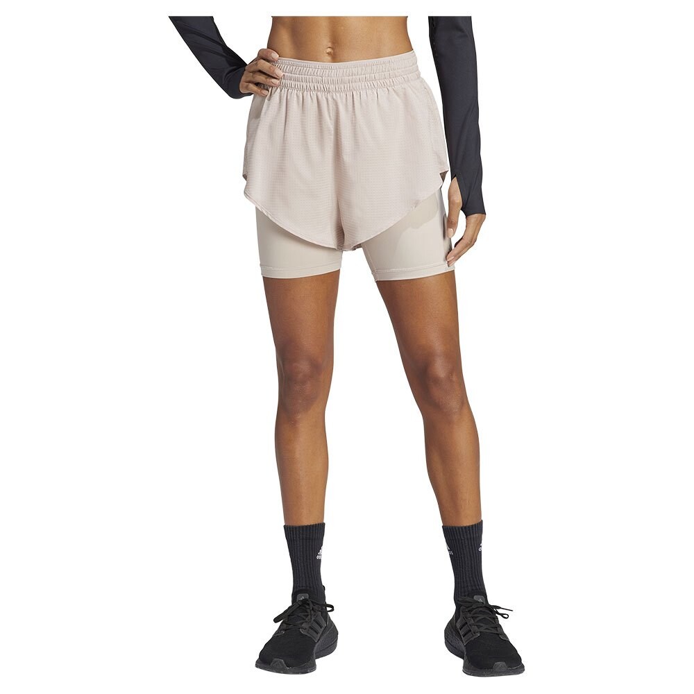 

Шорты adidas Hiit Hr 2 In 1, бежевый