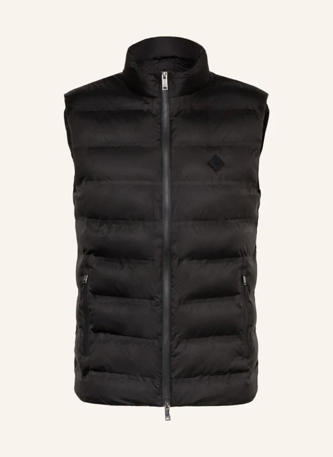 

Стеганый жилет Hackett London, черный