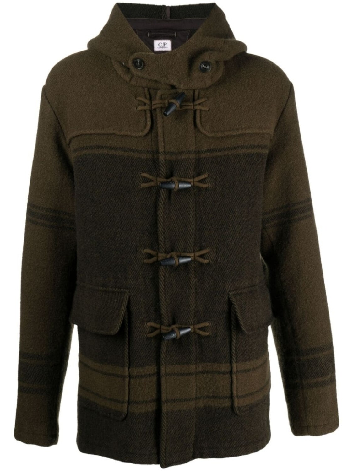 

C.P. Company шерстяное пальто Duffle, зеленый
