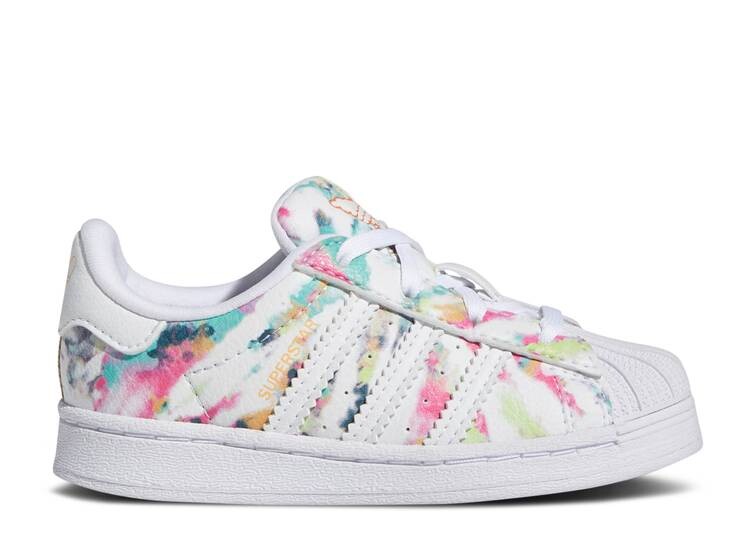 

Кроссовки Adidas SUPERSTAR INFANT 'WATERCOLOR', белый