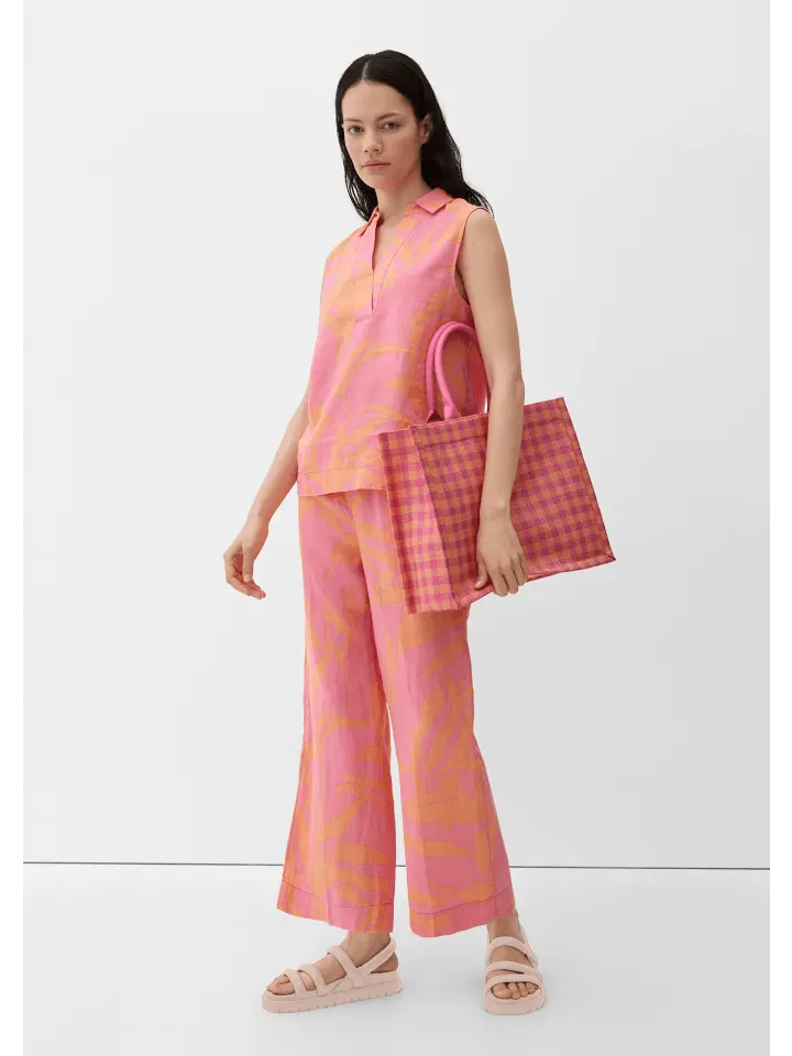 

Тканевые брюки s.Oliver, цвет orange/pink