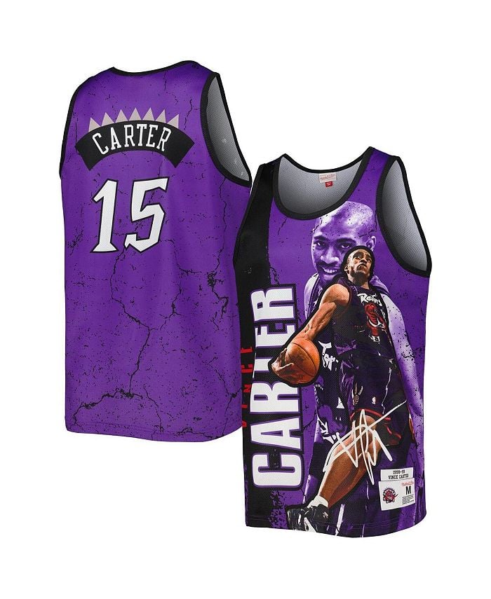 

Мужская фиолетовая майка Vince Carter Toronto Raptors 1998-99 из твердой древесины Classics Player Burst Mitchell & Ness, фиолетовый