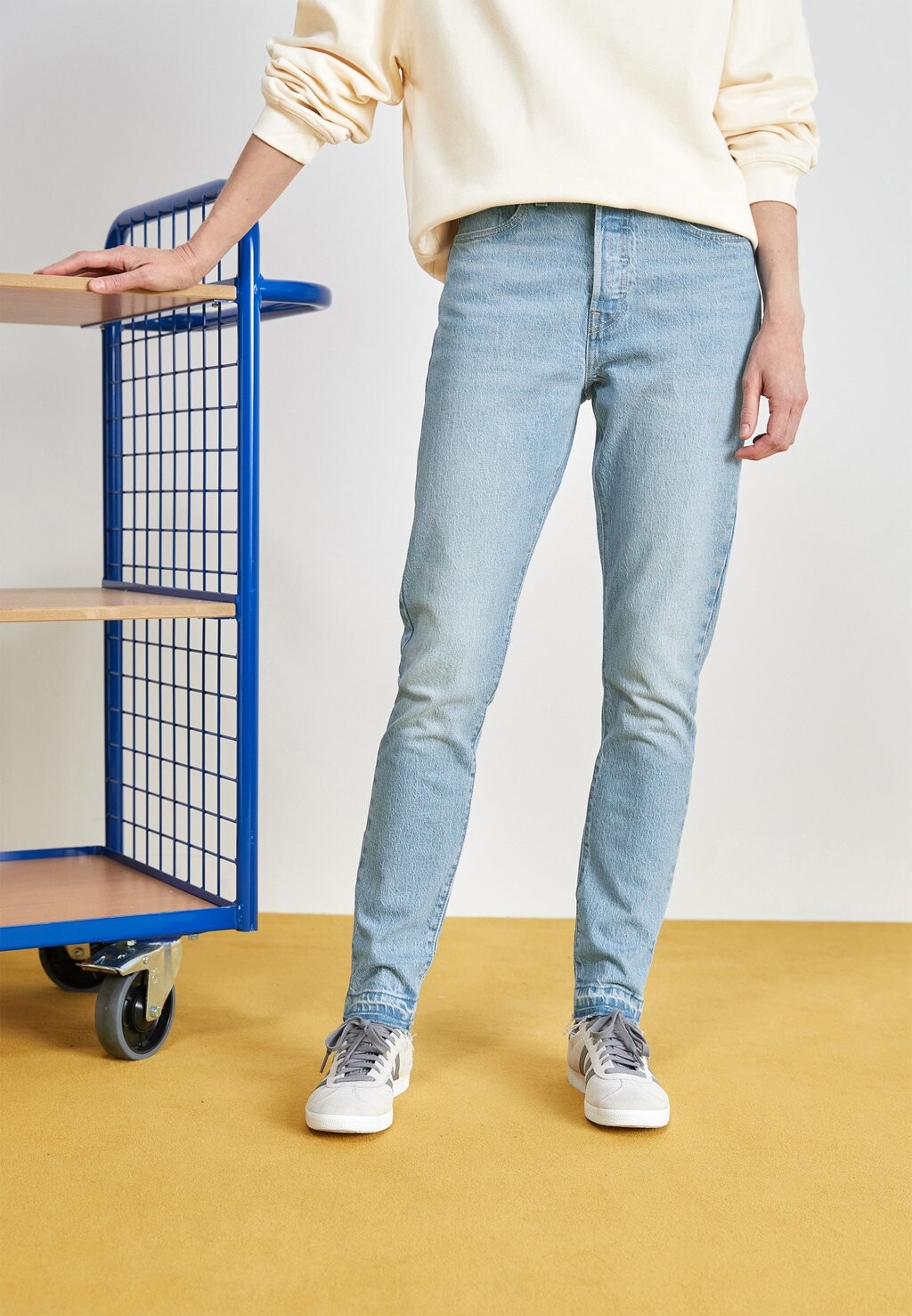 

Джинсы Skinny Fit Levi's 501 Skinny, голубой