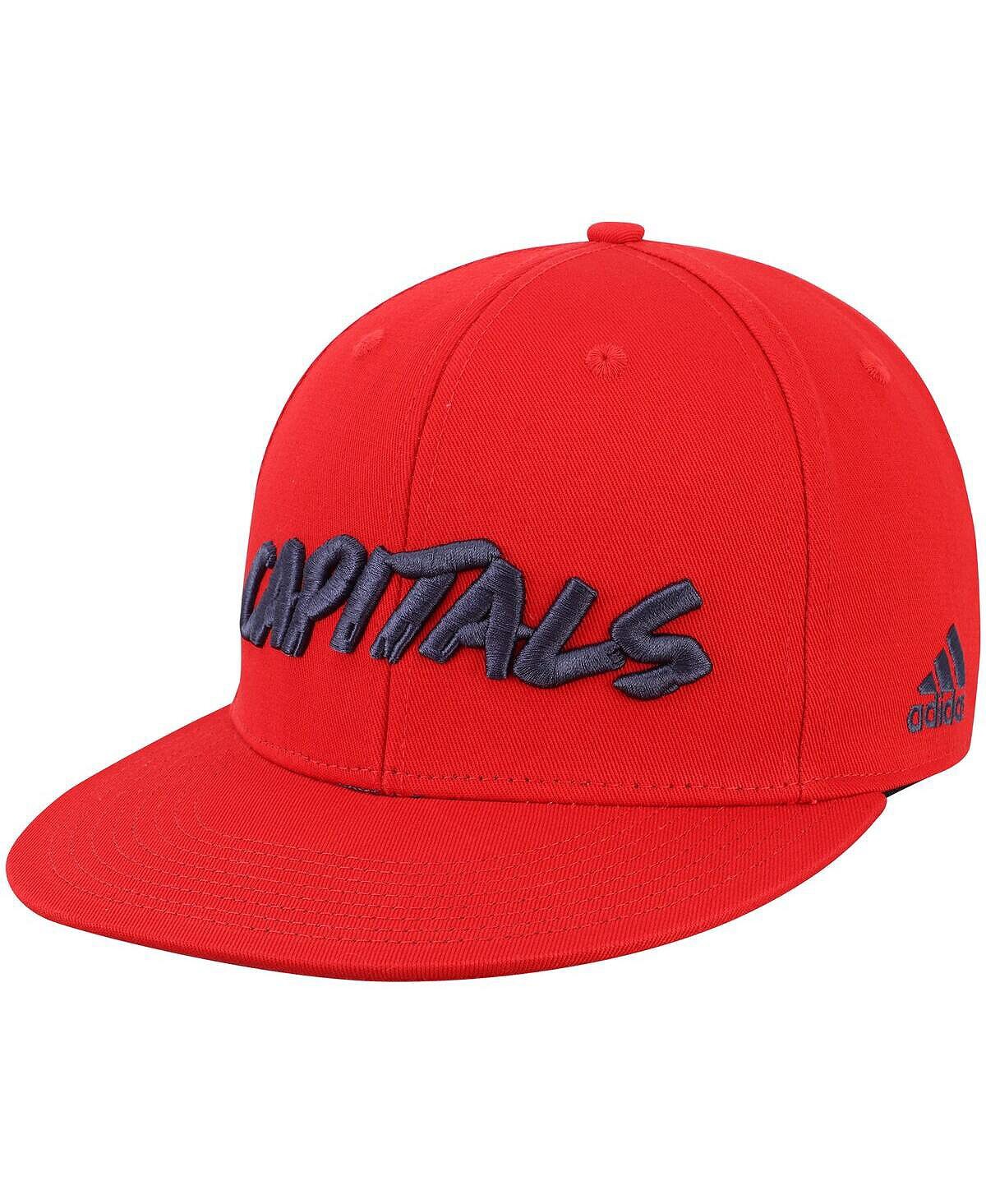 

Мужская красная регулируемая кепка Washington Capitals Culture Snapback adidas