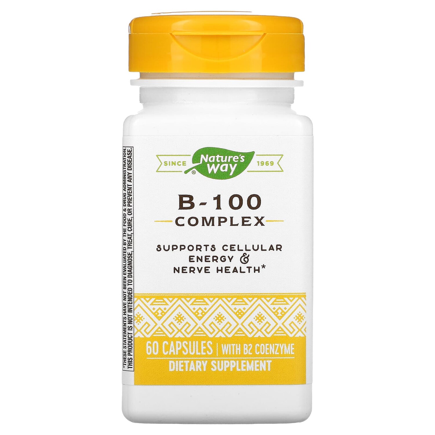 

Комплекс B-100 с коэнзимом B2, 60 капсул, Nature's Way