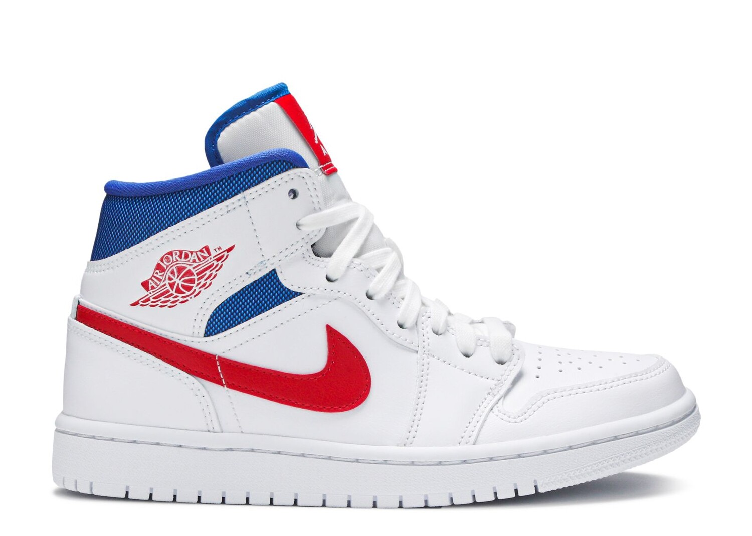 

Кроссовки Air Jordan Wmns Air Jordan 1 Mid 'Usa', белый