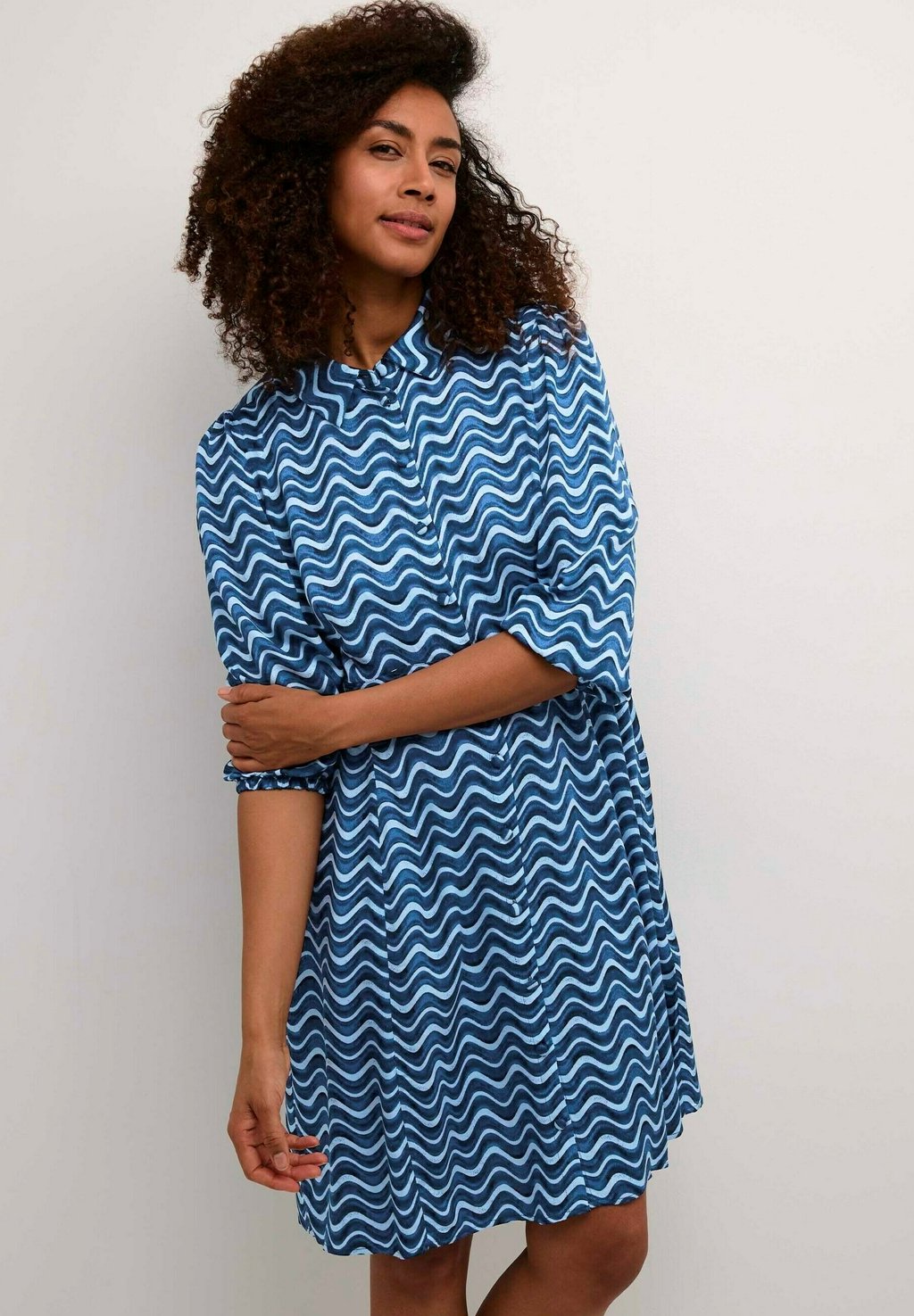 Платье-блузка CUWALU Culture, цвет blue wave