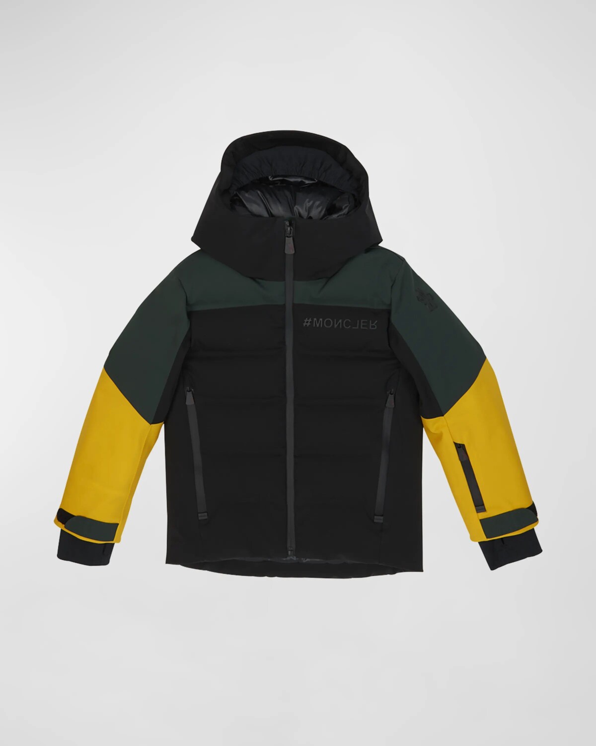 

Новая куртка Montmiral в стиле колор-блок для мальчика Moncler Grenoble, цвет Black