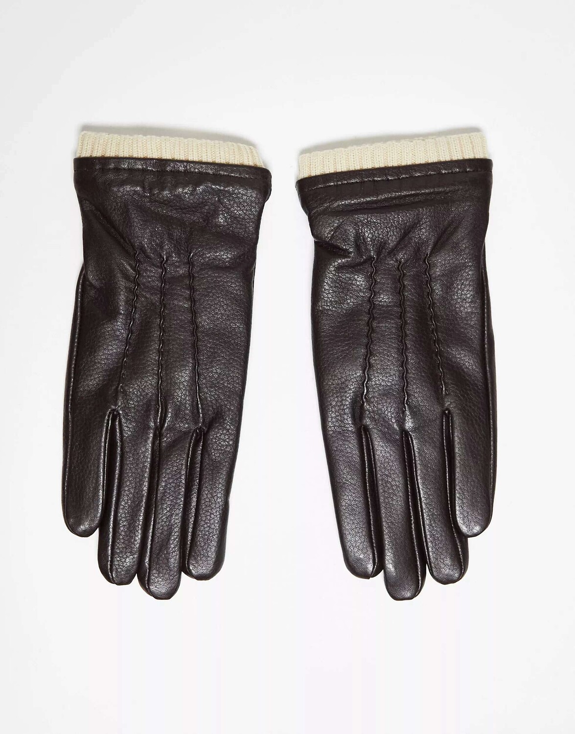 

Коричневые кожаные перчатки Barneys Originals