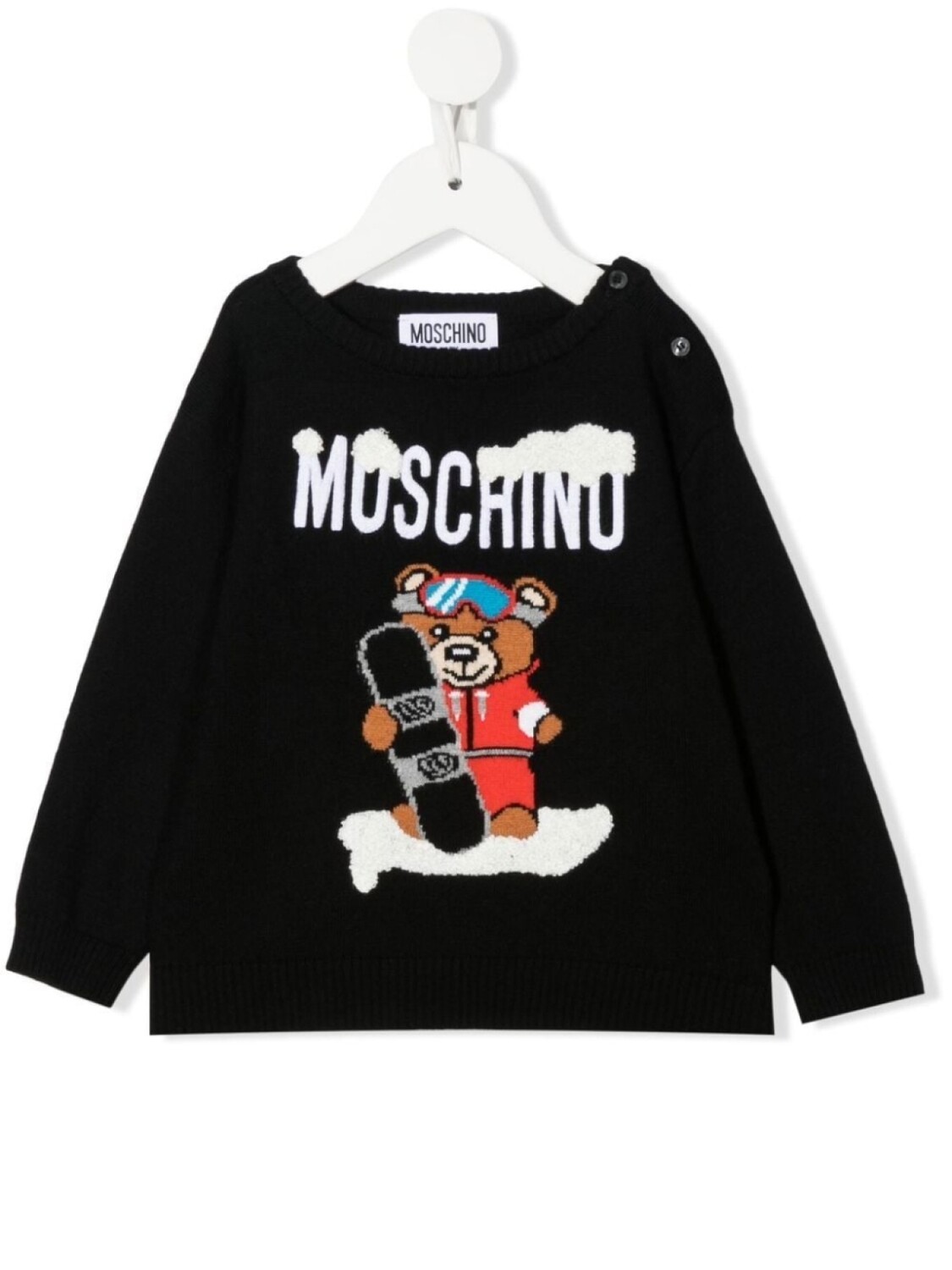 

Moschino Kids джемпер Ski Teddy Bear, черный