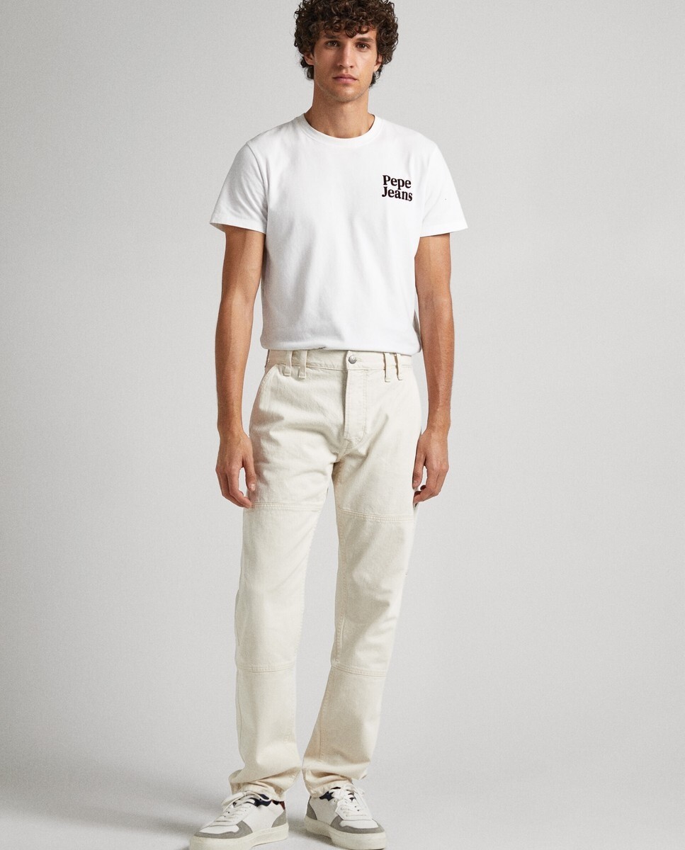 

Мужские свободные джинсы Adams натурального цвета Pepe Jeans