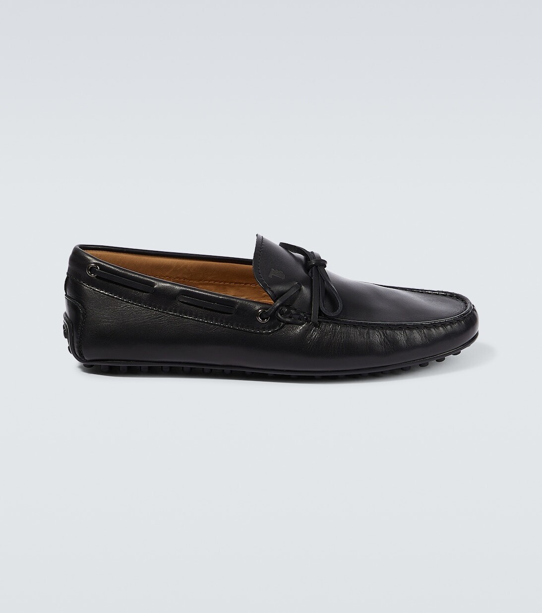 

Кожаные мокасины City Gommino Tod's, черный