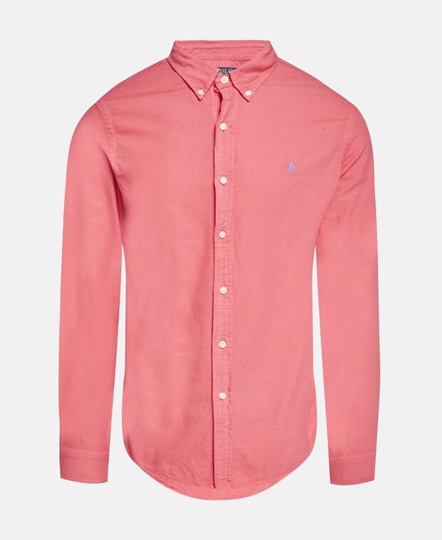 

Рубашка с длинными рукавами – облегающий крой Polo Ralph Lauren, фуксия