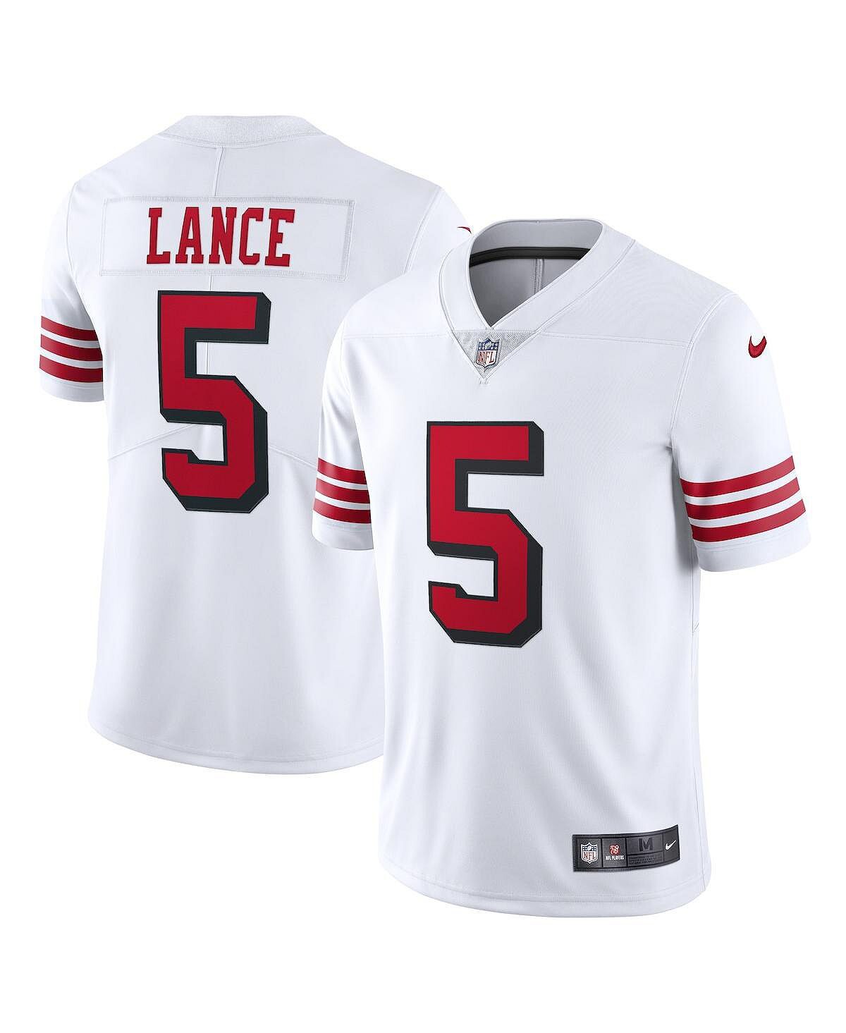 

Мужская белая майка Trey Lance San Francisco 49ers Alternate 2 Vapor Limited Nike