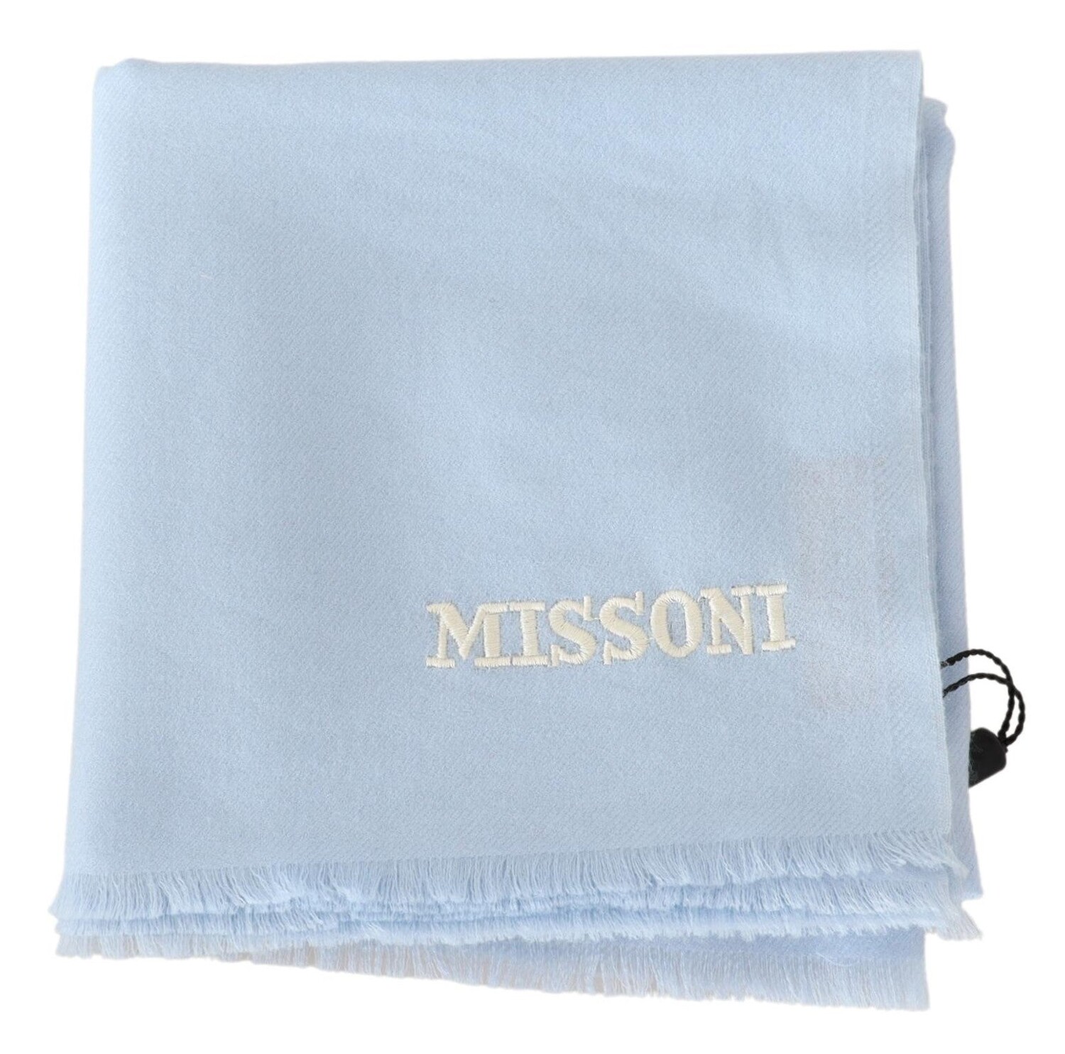 

Мужской шарф Missoni кашемировый унисекс с утеплителем для шеи, синий