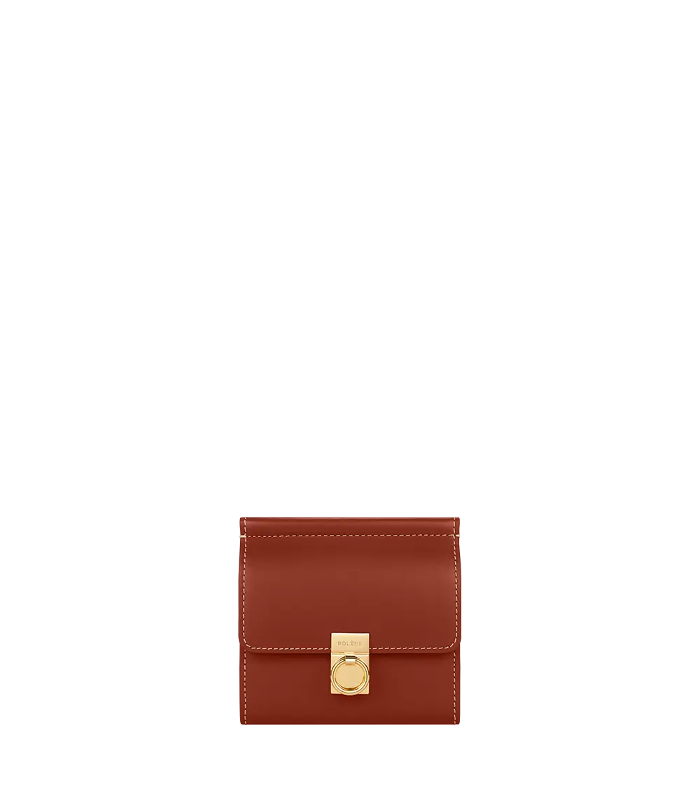 

Кошелек Portefeuille Numéro Sept Edition Terre de sienne Lisse