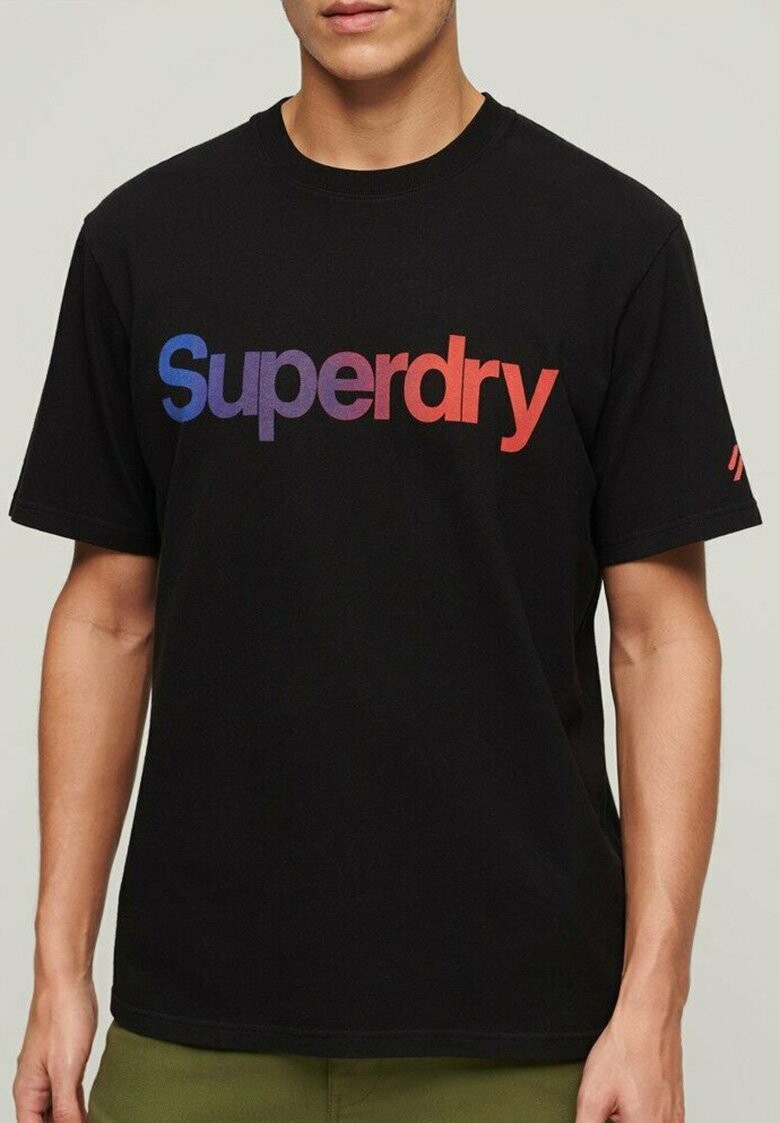 

Футболка с принтом CORE LOGO LOOSE Superdry, черный