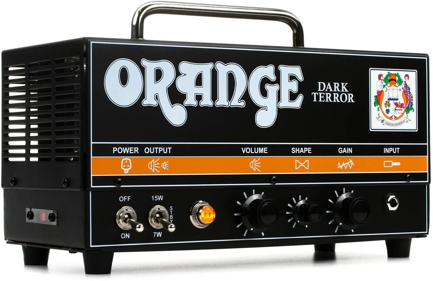 

Orange Dark Terror, 15/7 Вт, ламповая головка с высоким коэффициентом усиления