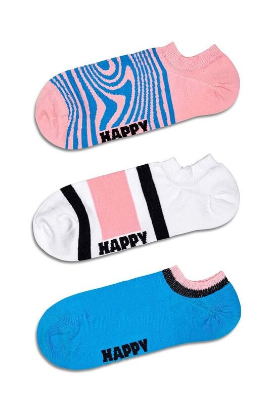 

Носки Dizzy No Show, 3 пары Happy Socks, мультиколор