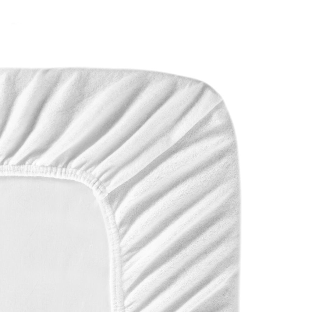 

Золушка - Простыня приталенная Topper Molton с разрезом (до 15 см) - 180x200/210 см - Белый Cinderella