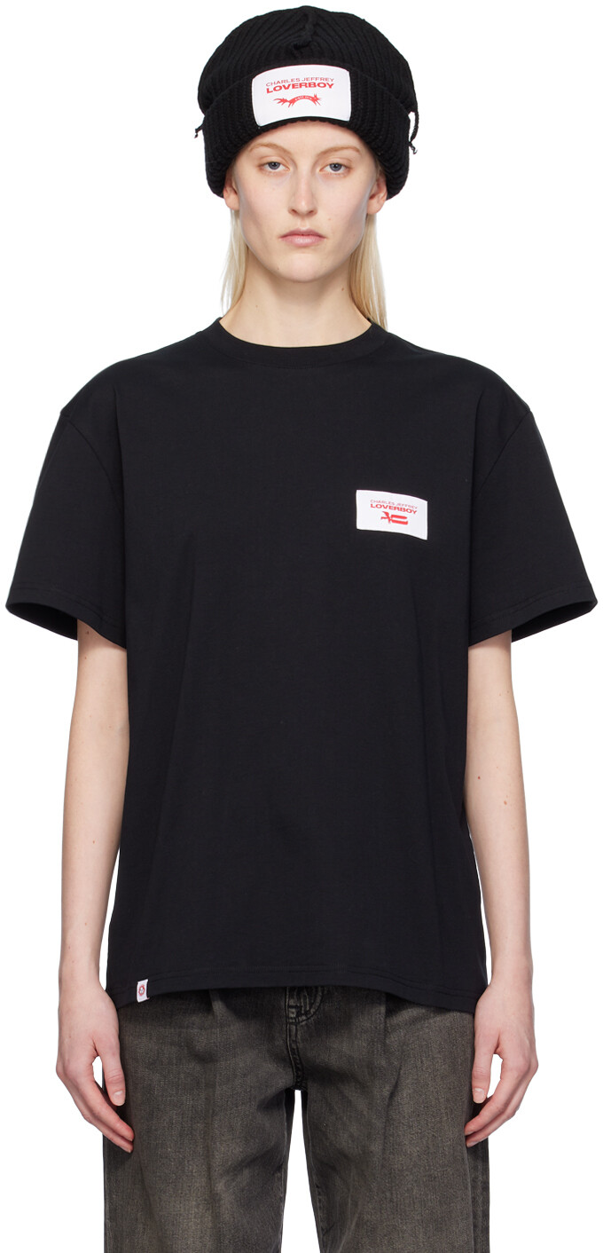 

Футболка с черной этикеткой Charles Jeffrey Loverboy, цвет Black