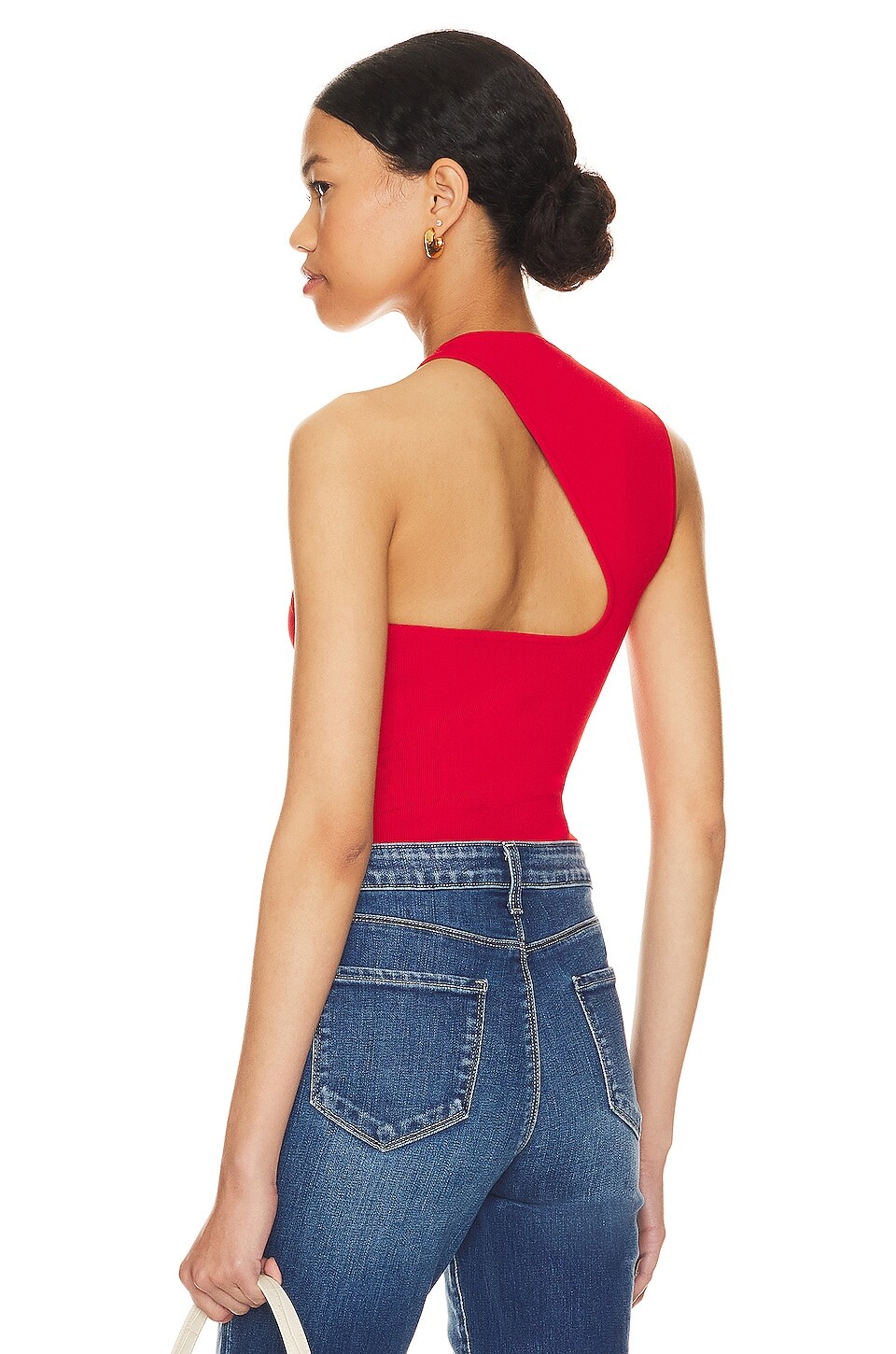 

Футболка Autumn Cashmere Asymmetric Cut Out Muscle, цвет Lacquer