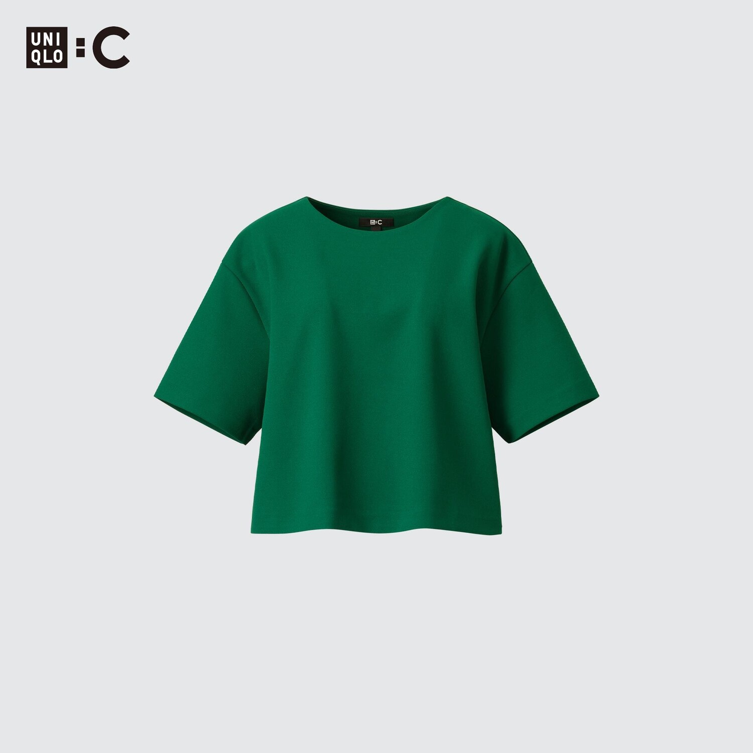 

Футболка-джерси Uniqlo с короткими рукавами, зеленый