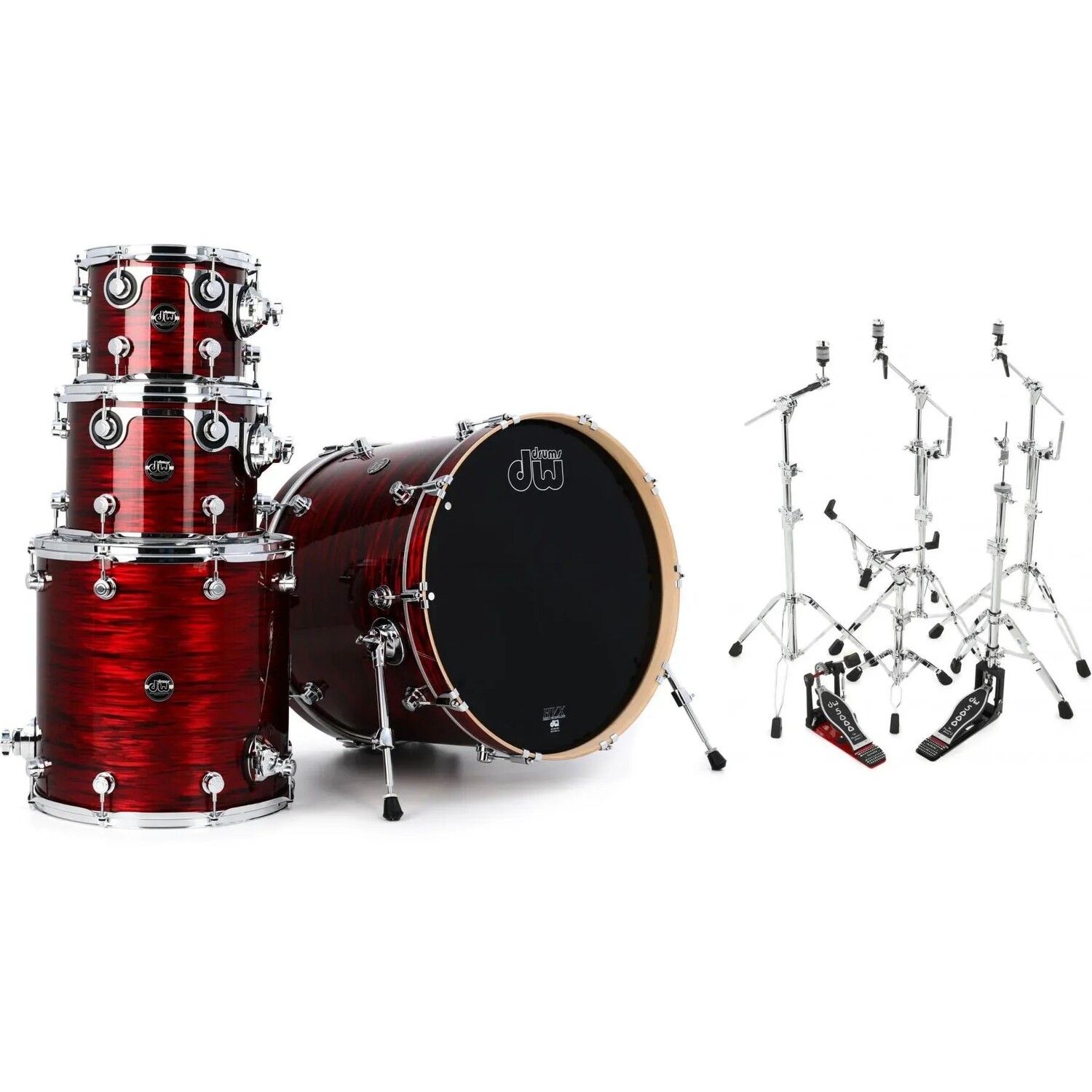 

Пакет из 4 частей корпуса DW Performance Series и комплект фурнитуры — Antique Ruby Oyster (эксклюзивно для Sweetwater)