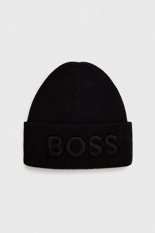 

Шапка из смесовой шерсти BOSS ORANGE Boss, черный