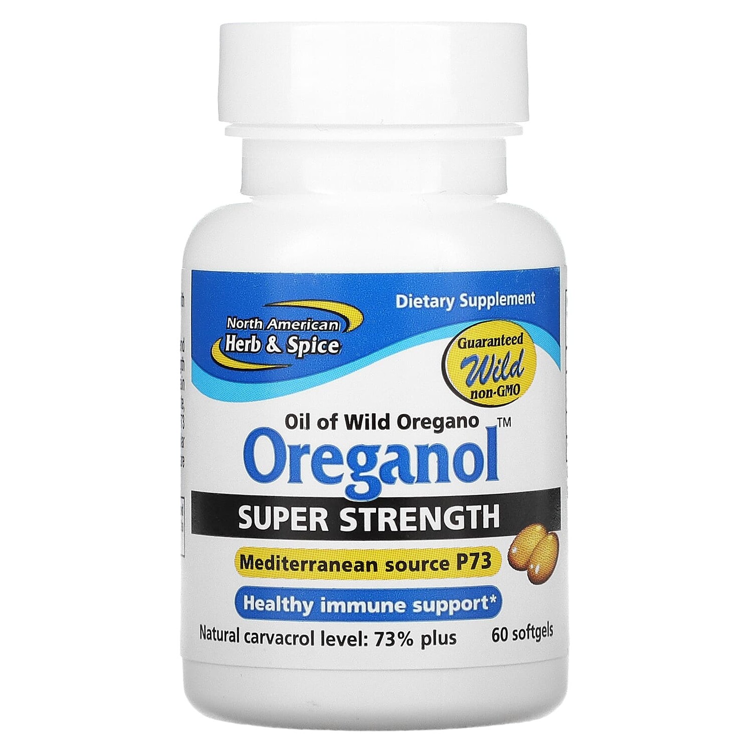 

Oreganol, Super Strength, 60 мягких желатиновых капсул, North American Herb & Spice Co.