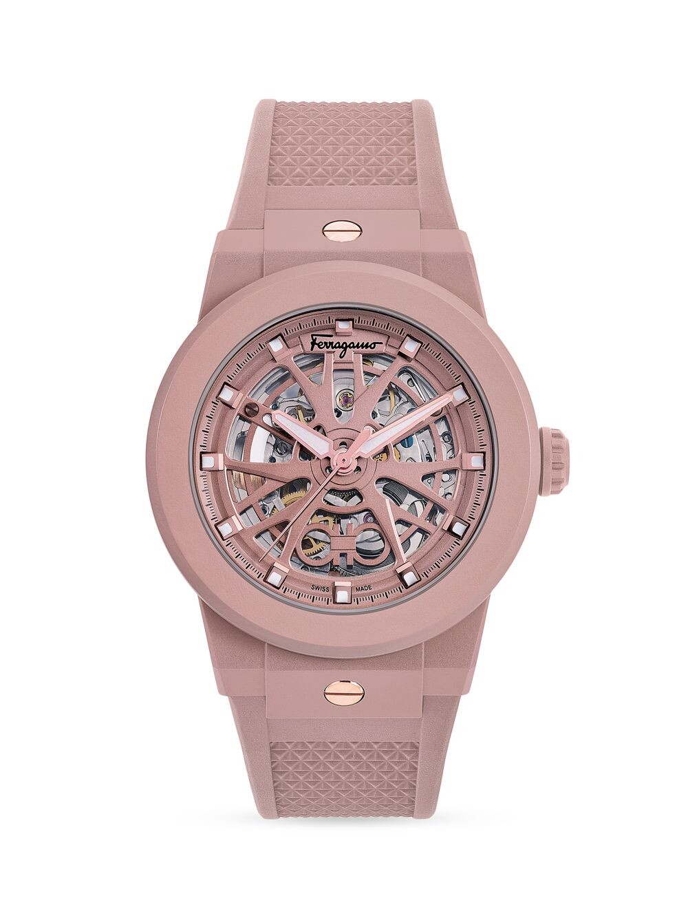 

Часы F-80 Skeleton из экокерамики FERRAGAMO