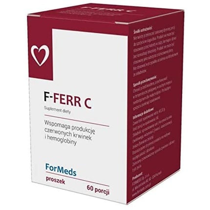 

F-Ferr C Железо 14 мг + витамин С 80 мг 60 порций 43,32 г Образовано, Formeds