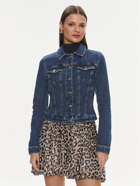 

Джинсовая куртка узкого кроя Guess, синий