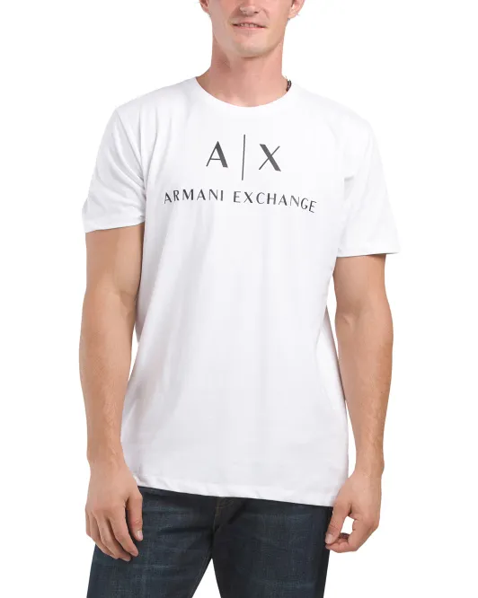 

Футболка с логотипом Armani Exchange, белый