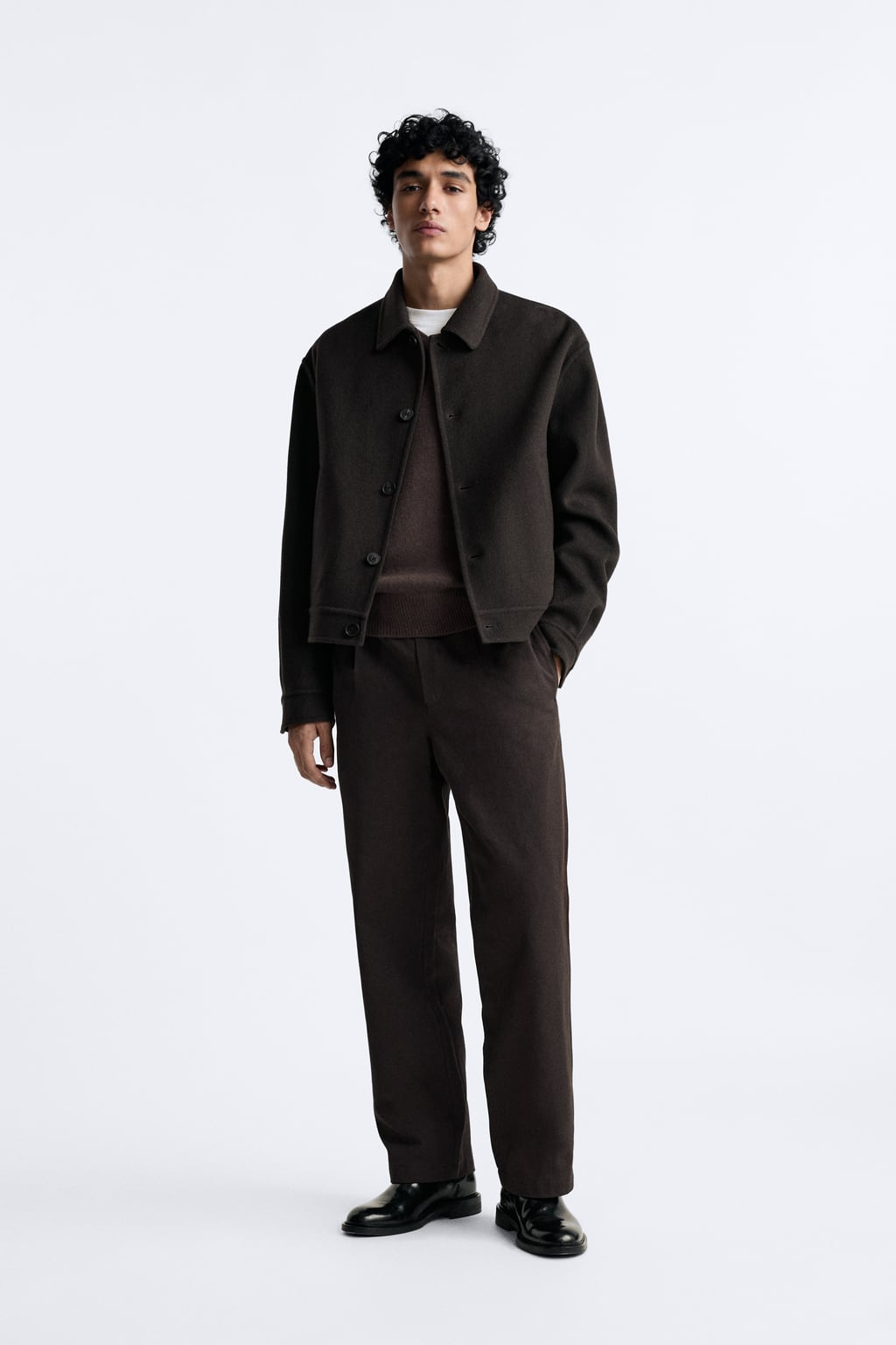

Двусторонняя куртка из 100 шерсти ZARA