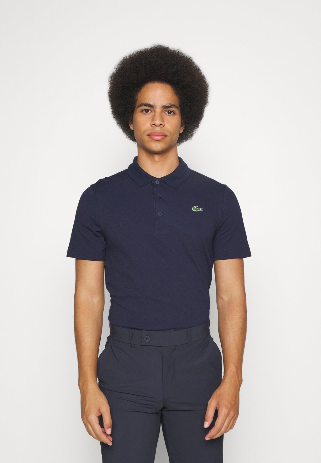 

Рубашка поло Lacoste Golf, черный, Серый
