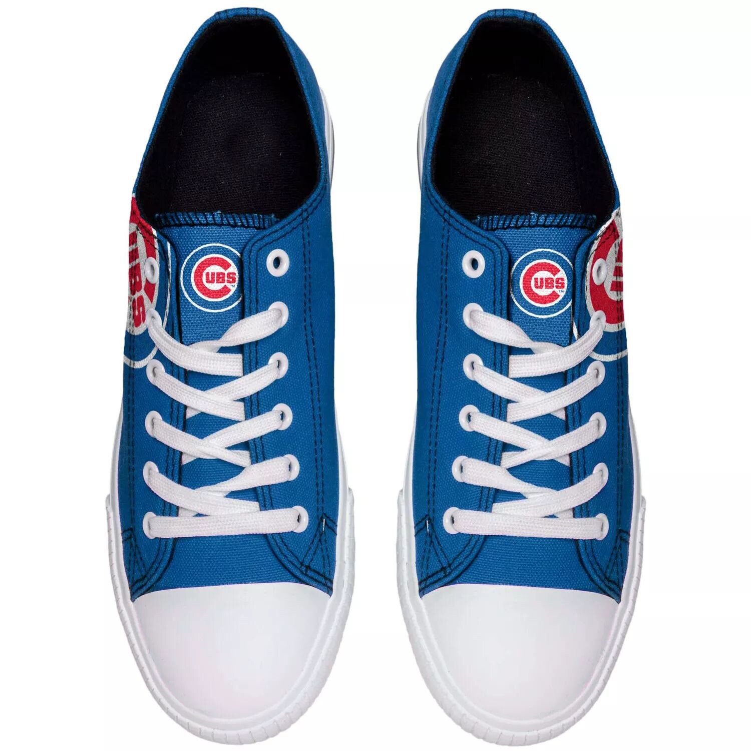

Молодежные низкие кеды из парусины с большим логотипом Chicago Cubs Unbranded