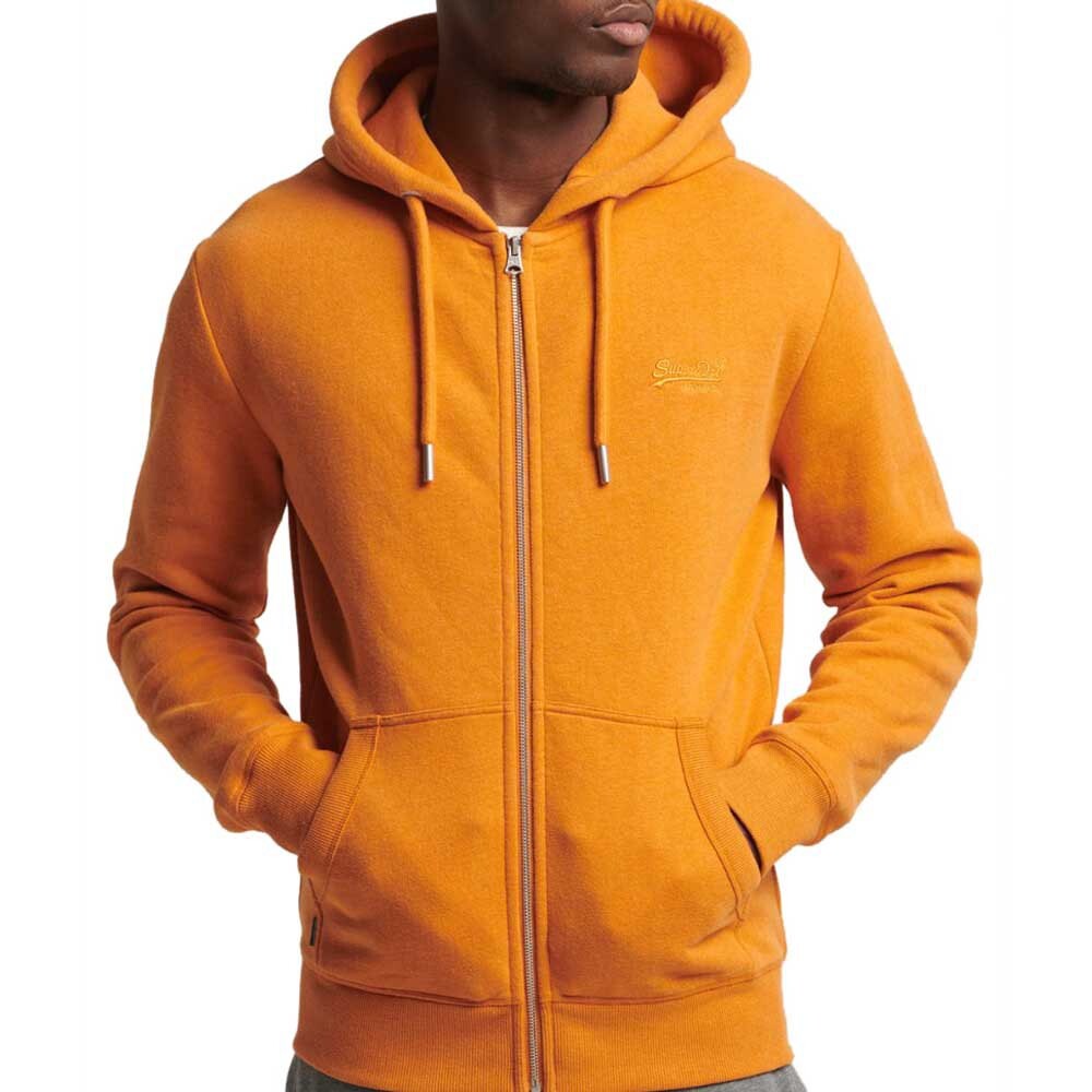 

Толстовка Superdry Vintage Logo Emb Full Zip, оранжевый