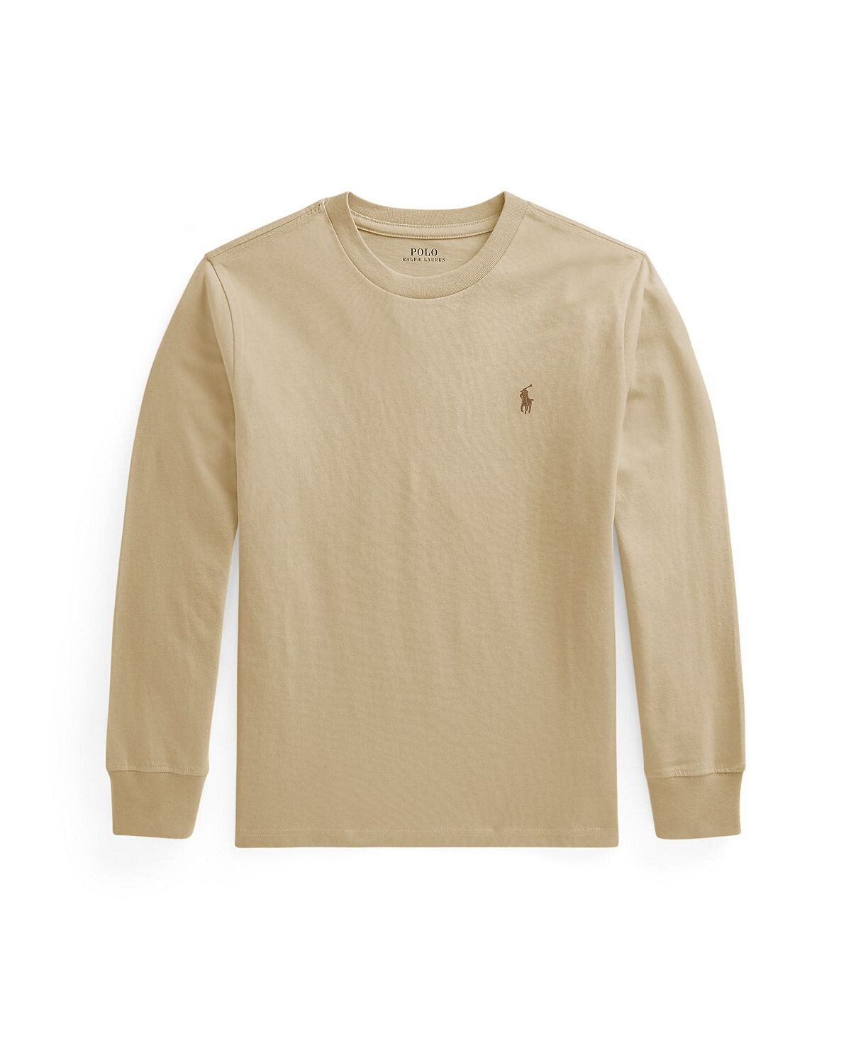 

Футболка с длинными рукавами из хлопкового джерси Big Boys Polo Ralph Lauren