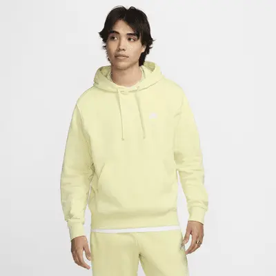 

Худи Nike Sportswear Club Fleece Pullover Hoodie, цвет Life Lime/Life Lime/White