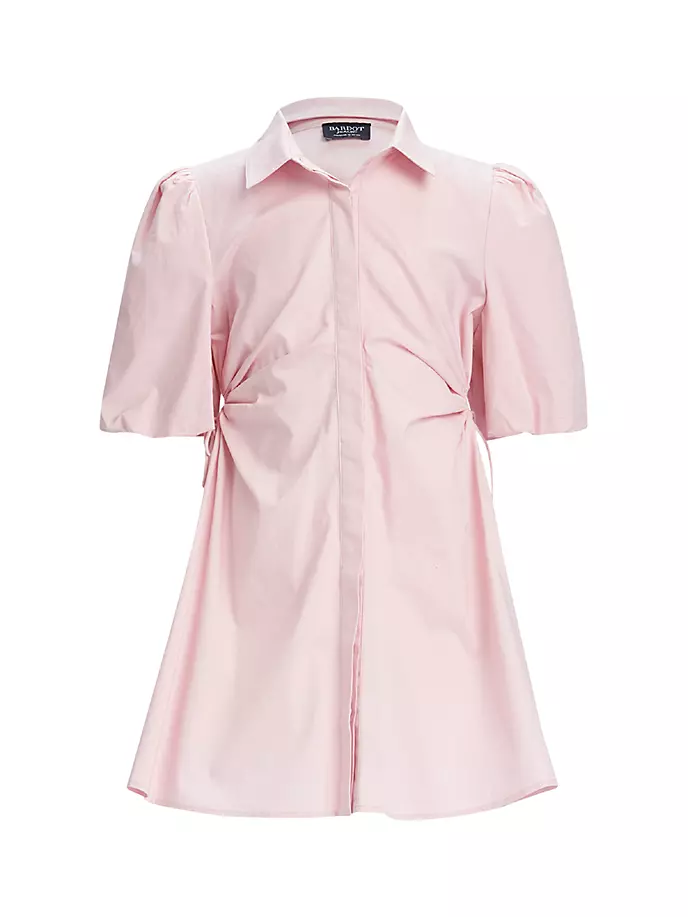 

Мини-платье-рубашка со сборками на талии для девочек Bardot Junior, цвет petal pink