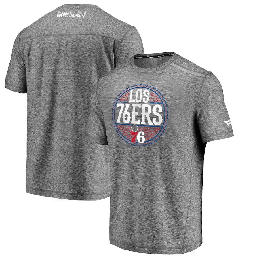 

Футболка Fanatics Branded Philadelphia 76Ers, серый