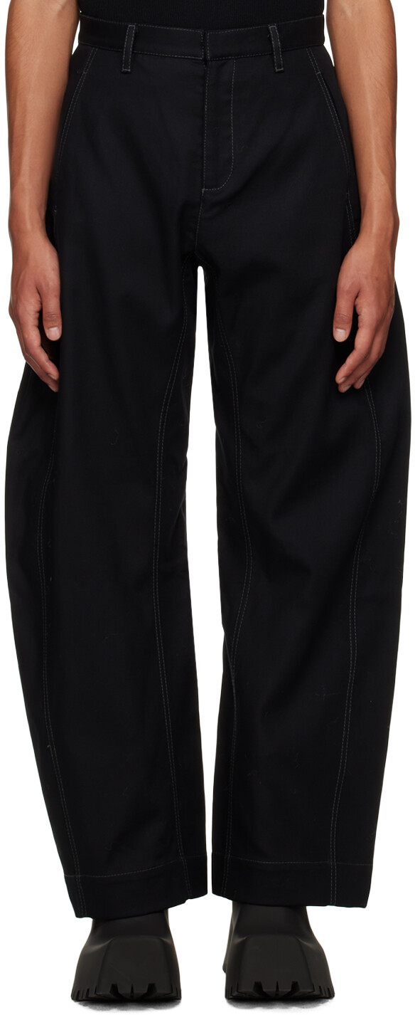

Черные брюки с аркой Dion Lee, Черный