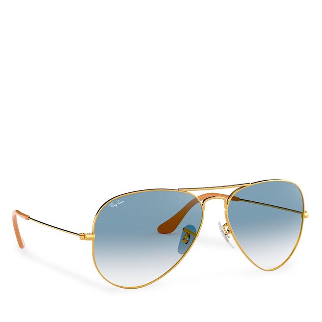 

Солнцезащитные очки Ray-Ban AviatorLarge Metal, золото