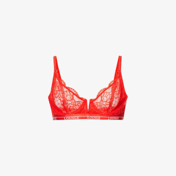 

Бюстгальтер-балконет Royal из переработанного полиамида Lounge Underwear, красный