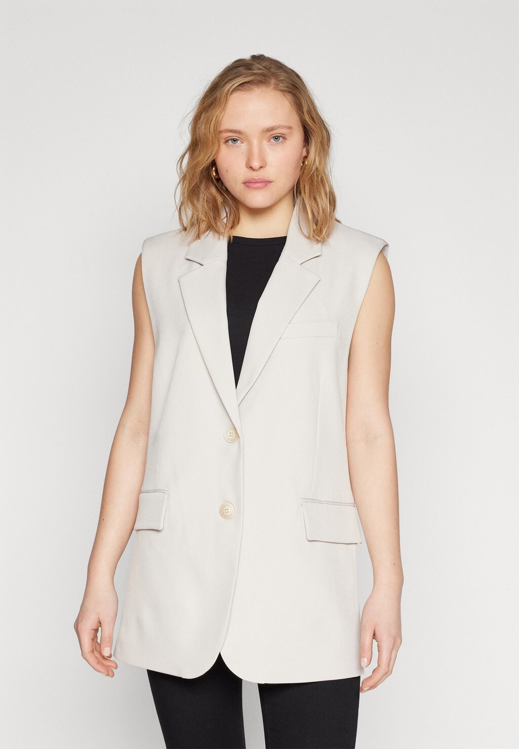 

Жилет ONLGILLI G WAISTOCAT ONLY, цвет offwhite