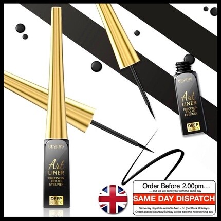 

Art LINER Precision Liquid Eyeliner Крылатый подводка для глаз Makeup Deep Black Revers Cosmetics